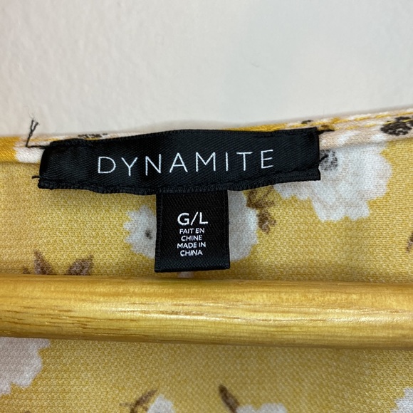 Dynamite Blouse. Floral print. Large. - Picture 3 of 8